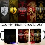 Game of thrones houses colour changing magic mug