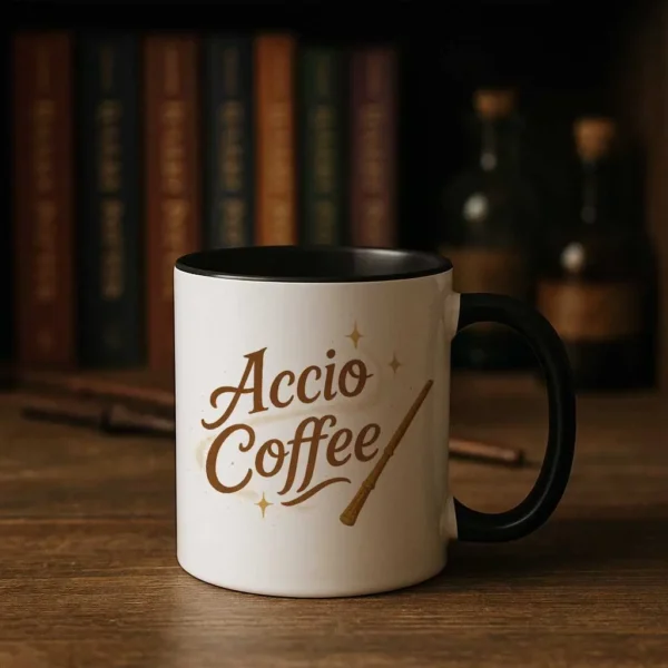 Accio Coffee Mug – Magical Morning Boost