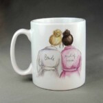 Bride and maid of honour coffee mug