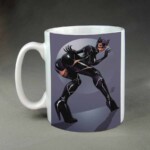 Cat Woman custom printed coffee mug