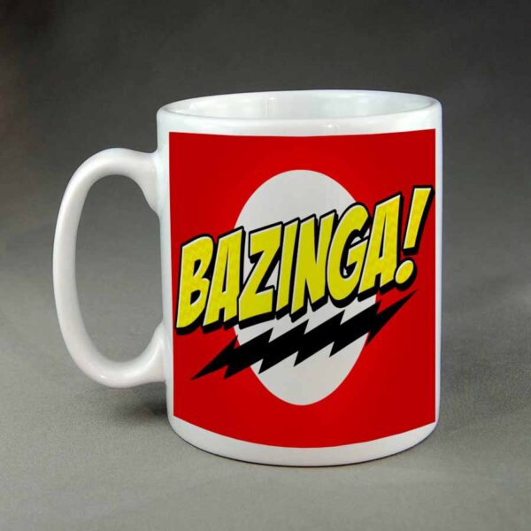 Bazinga custom printed coffee mug