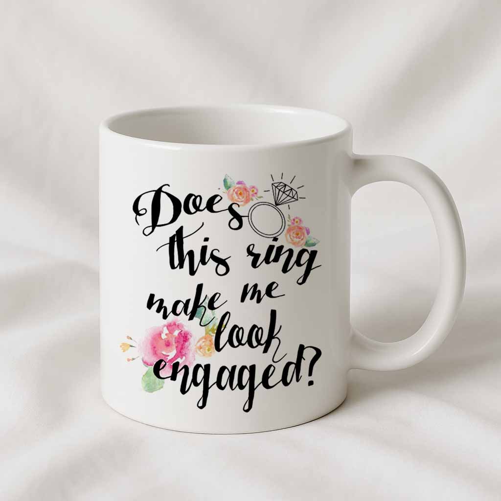 Does this ring make me look engaged Coffee mug