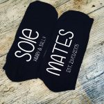 sole mates custom black socks