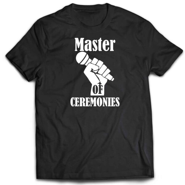 Master of ceremonies wedding cotton T-shirt
