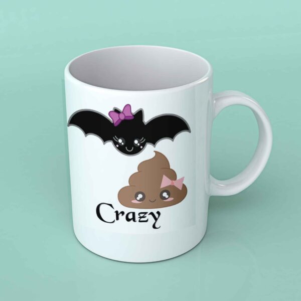 Batshit crazy coffee mug