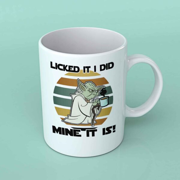 Licked it I did mine it is coffee mug