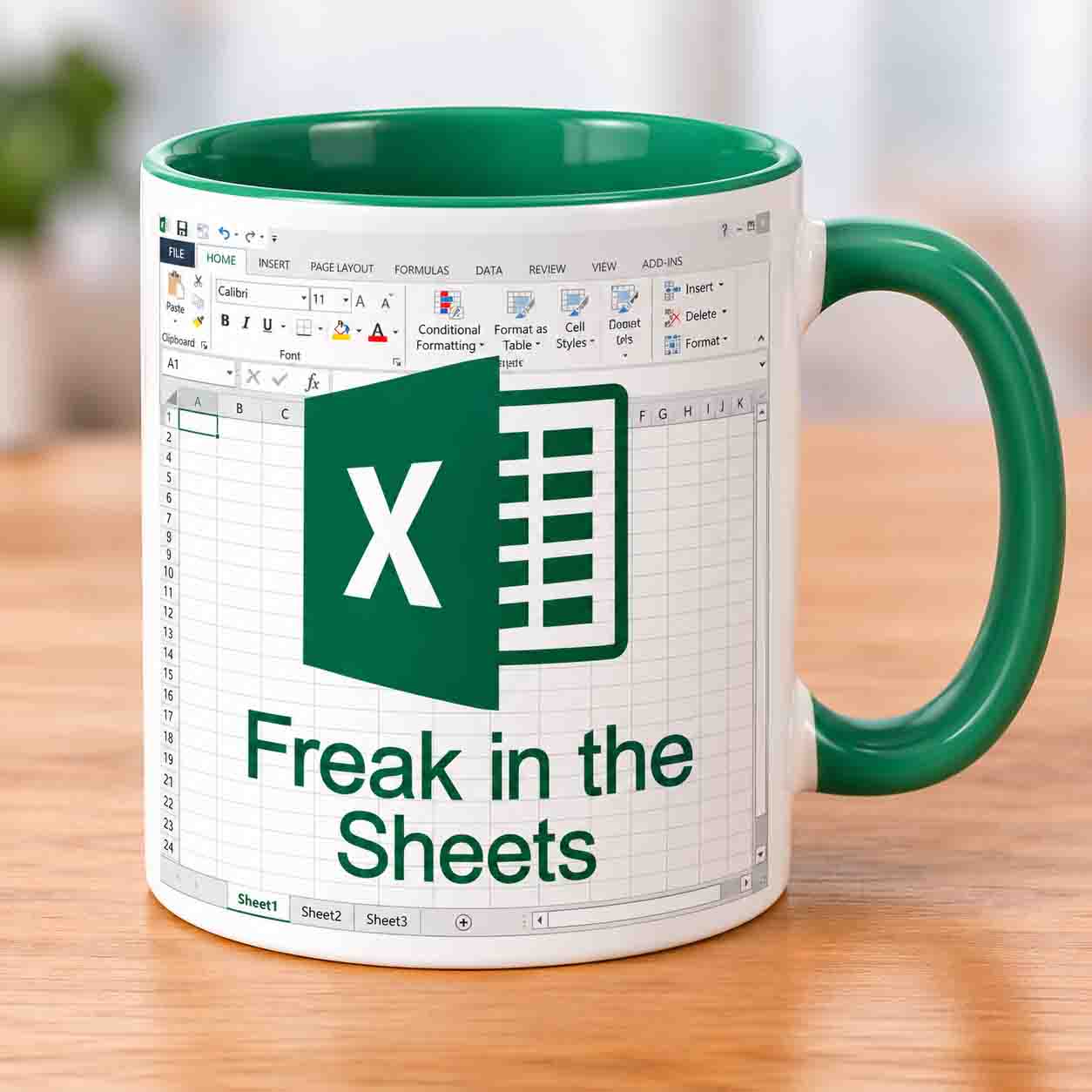 Freak in the sheets coffee mug