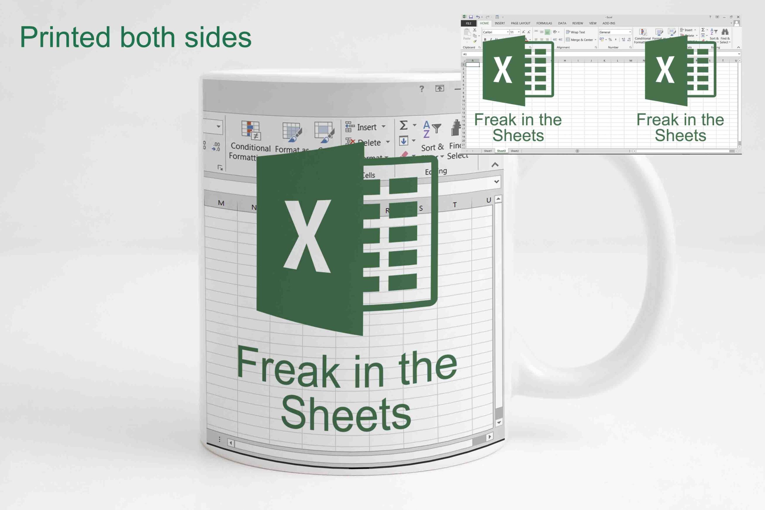 Freak in the sheets coffee mug