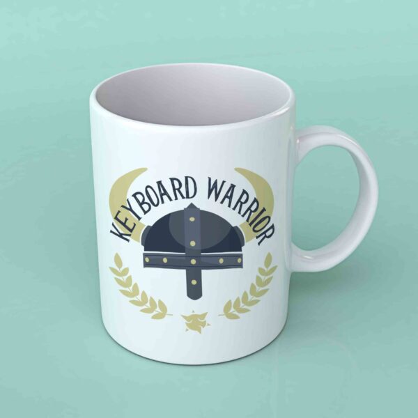 Keyboard warrior coffee mug