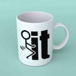 Stickman fuckit coffee mug