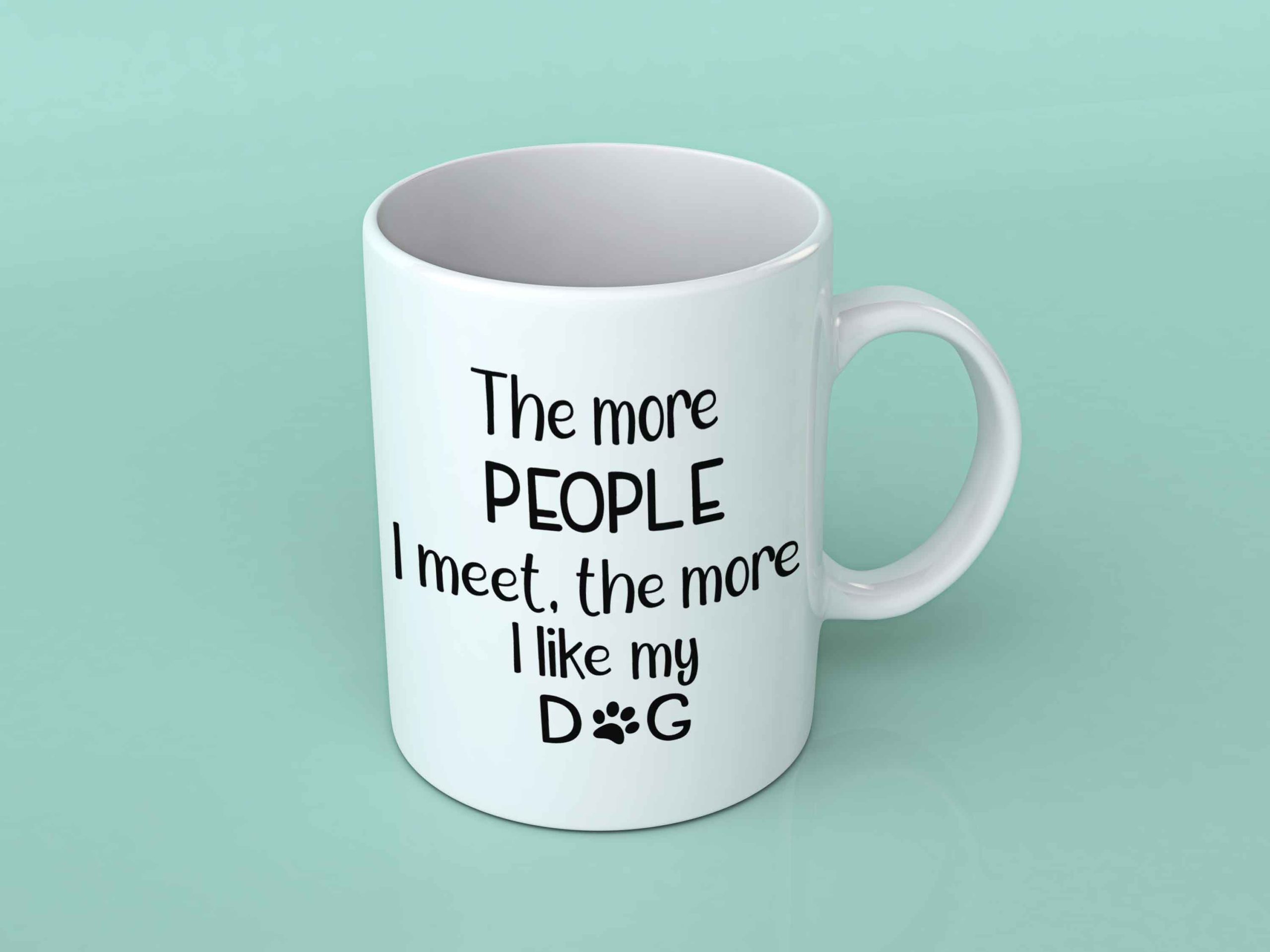 The more people I meet coffee mug