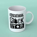Educational rock star coffee mug