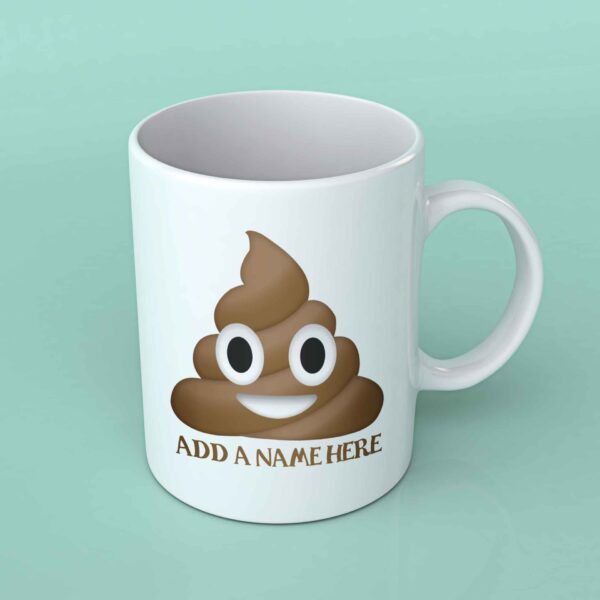 Poop emoji coffee mug