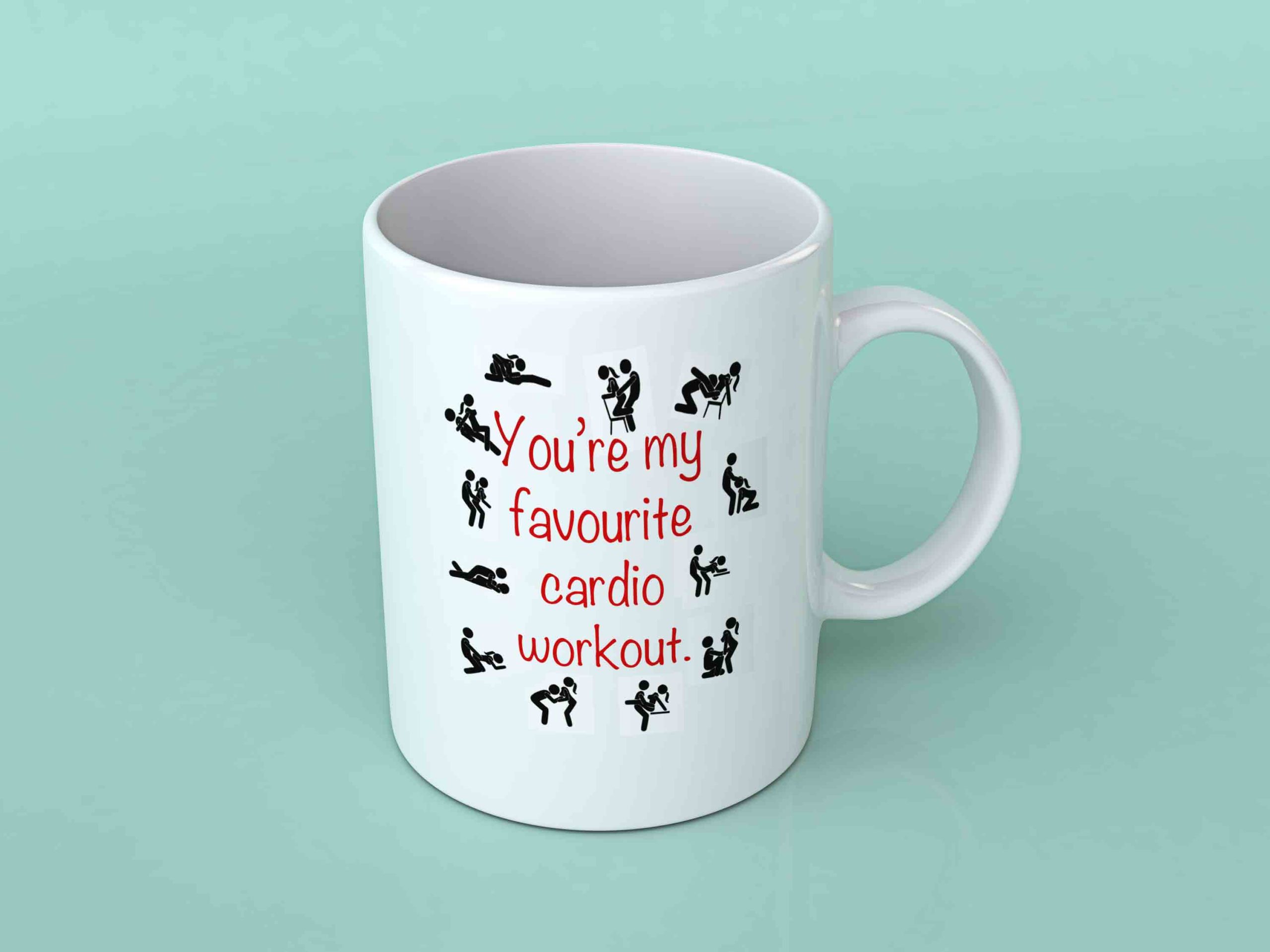 You're my favourite cardio workout coffee mug