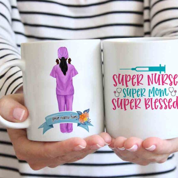 Super nurse super mom coffee mug