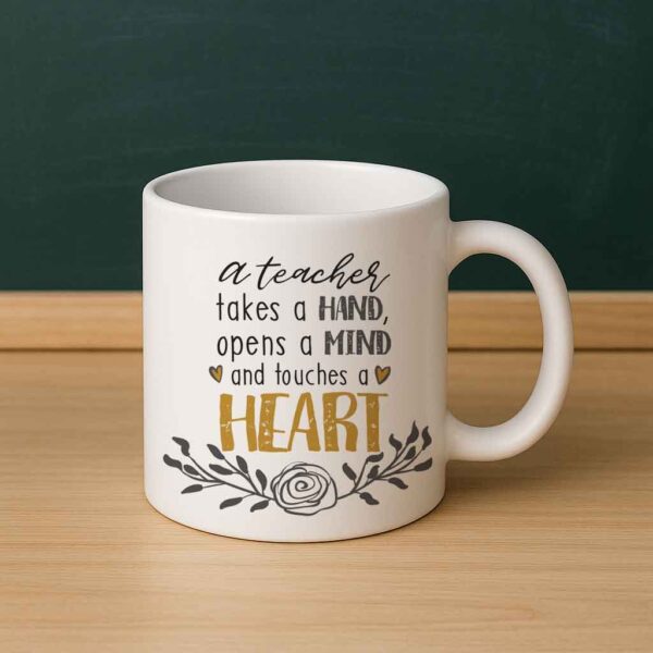 A Teacher Takes a Hand Mug