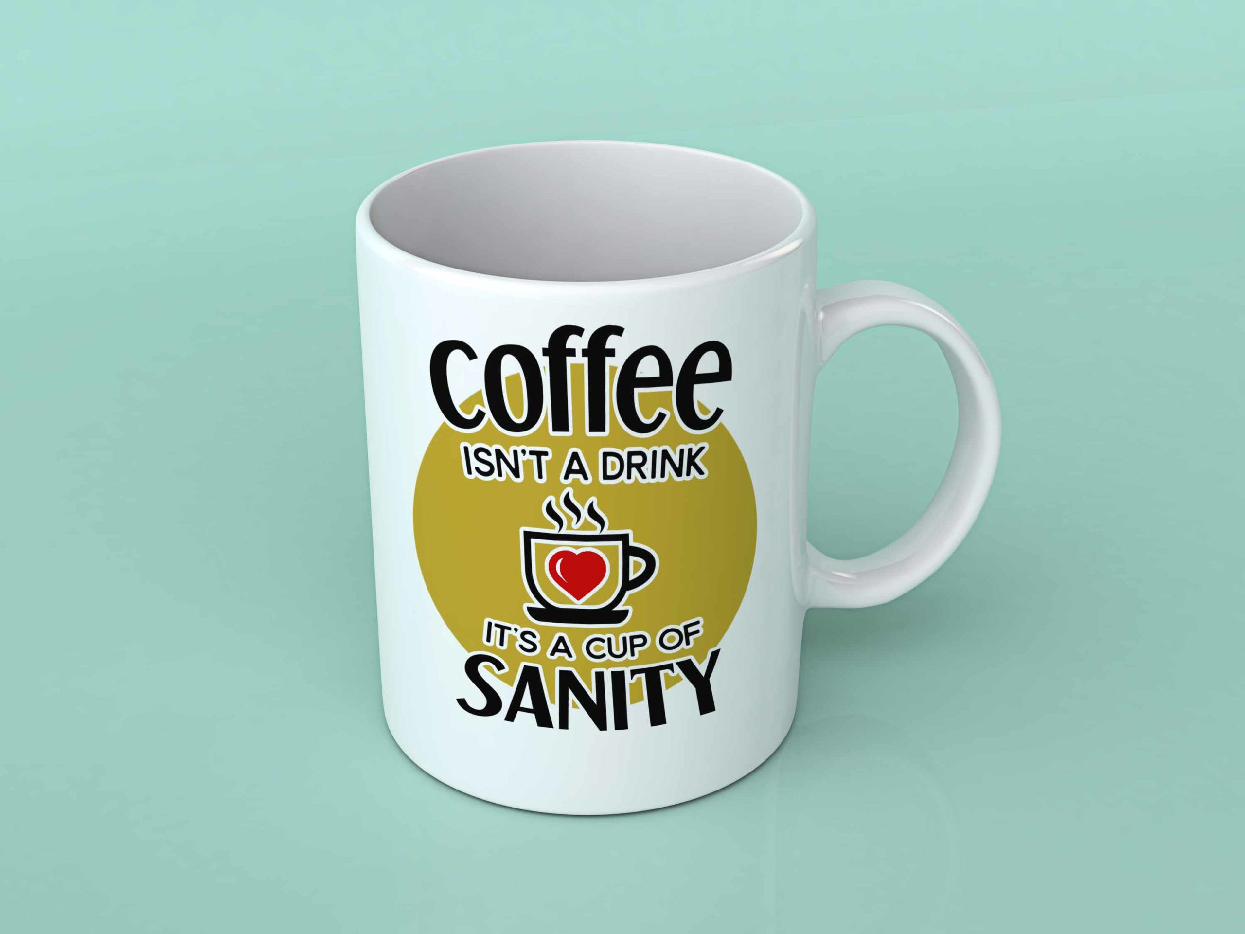 Coffee isn't a drink coffee mug