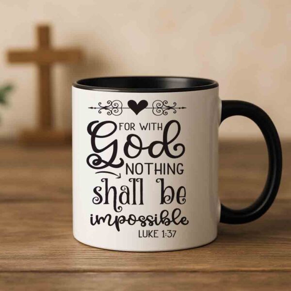 For with God coffee mug