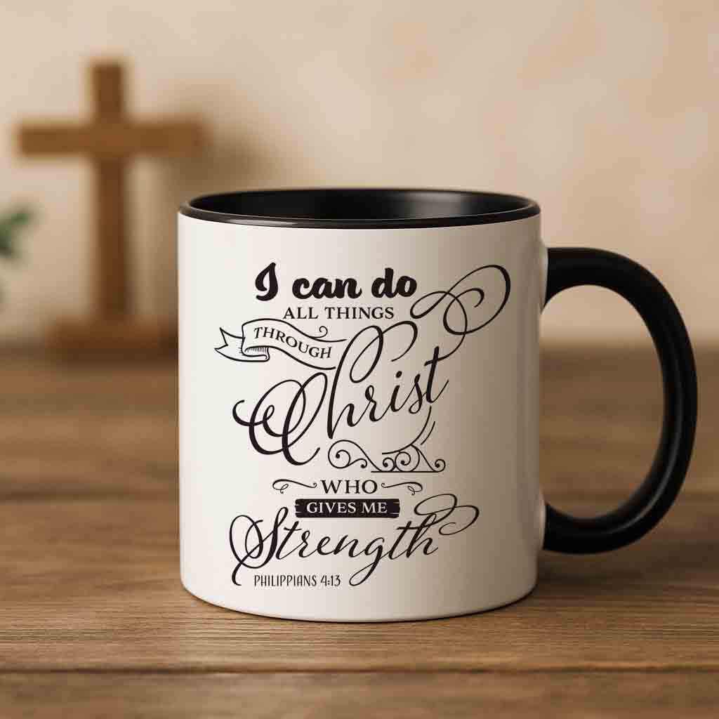 I can do all things through Christ coffee mug