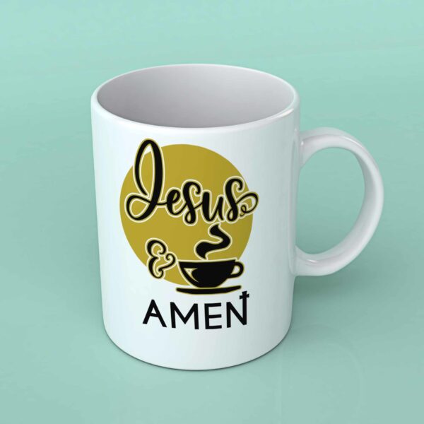 Jesus and Amen Coffee mug