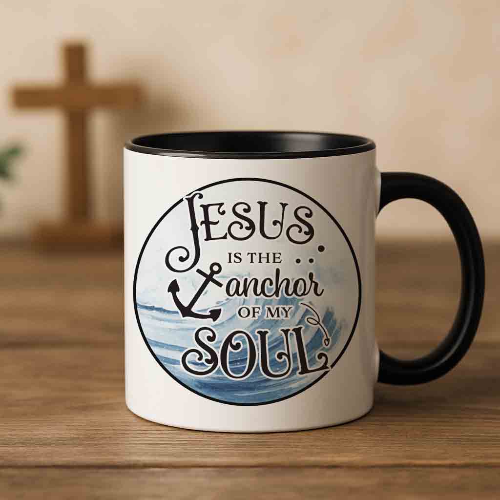 Jesus is the anchor of my soul mug