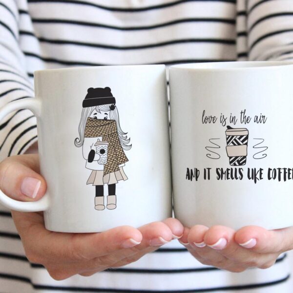 Love is in the air and it smells like coffee coffee mug
