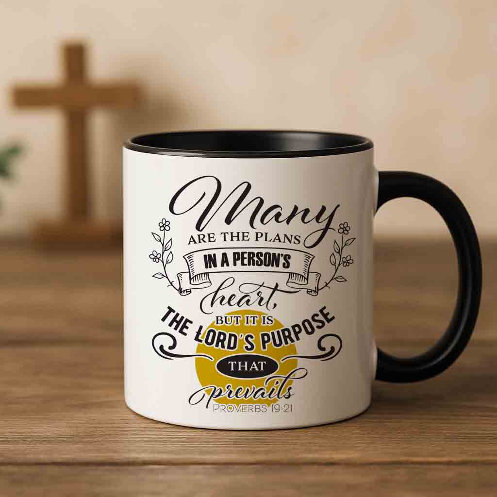 Many are the plans coffee mug