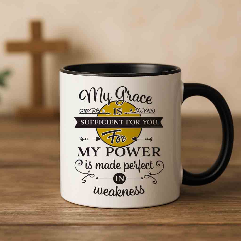 My Grace is sufficient 1 coffee mug