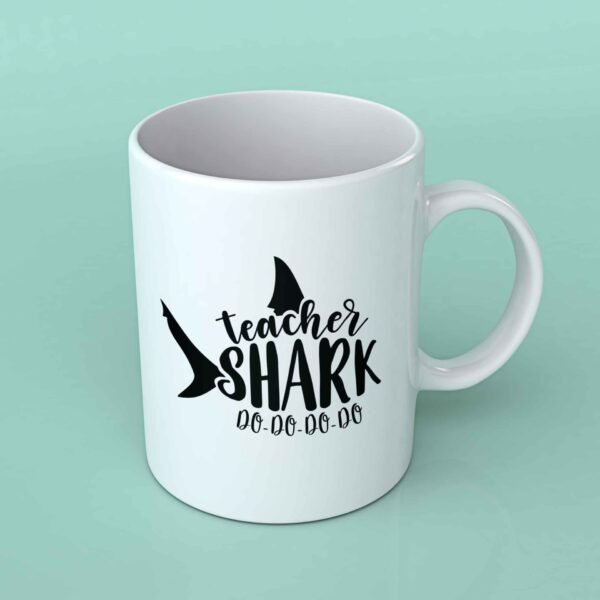 Teacher shark coffee mug