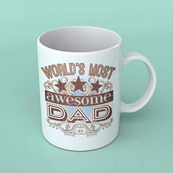 World's most awesome Dad Coffee mug