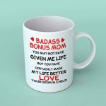 Badass Bonus Mom coffee mug