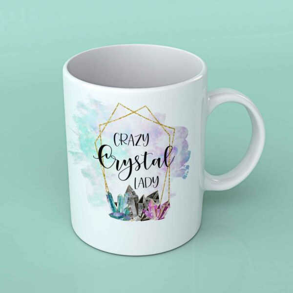 Crazy crystal lady Coffee mug