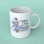 Leave a little sparkle coffee mug