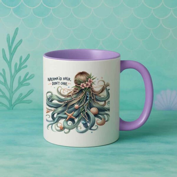 Mermaid Mug – Mermaid Hair, Dont Care