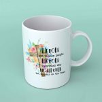 The more I get to know people coffee mug