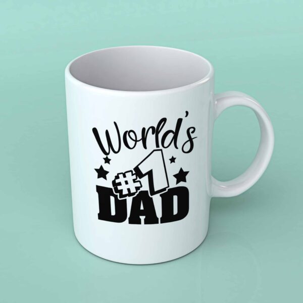 World's number 1 Dad coffee mug