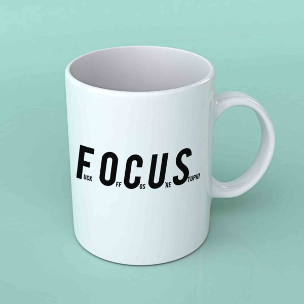 Focus coffee mug