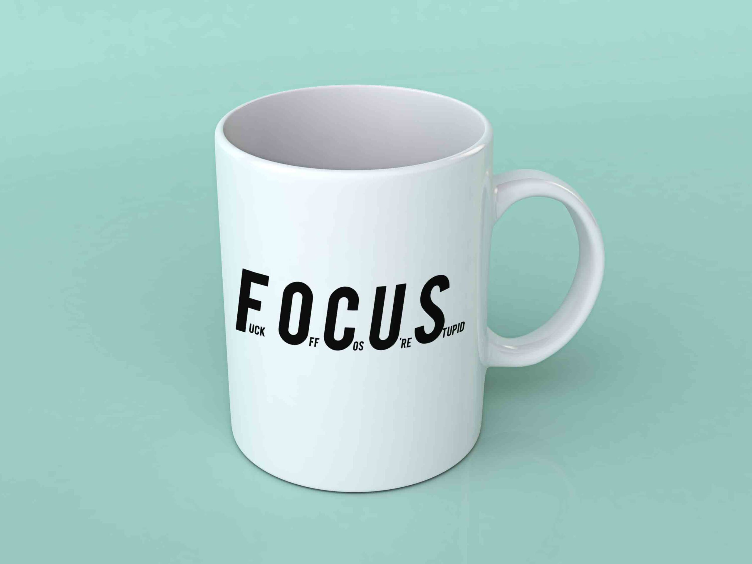 Focus coffee mug