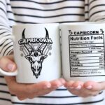 Capricorn star sign nutrition facts coffee mug