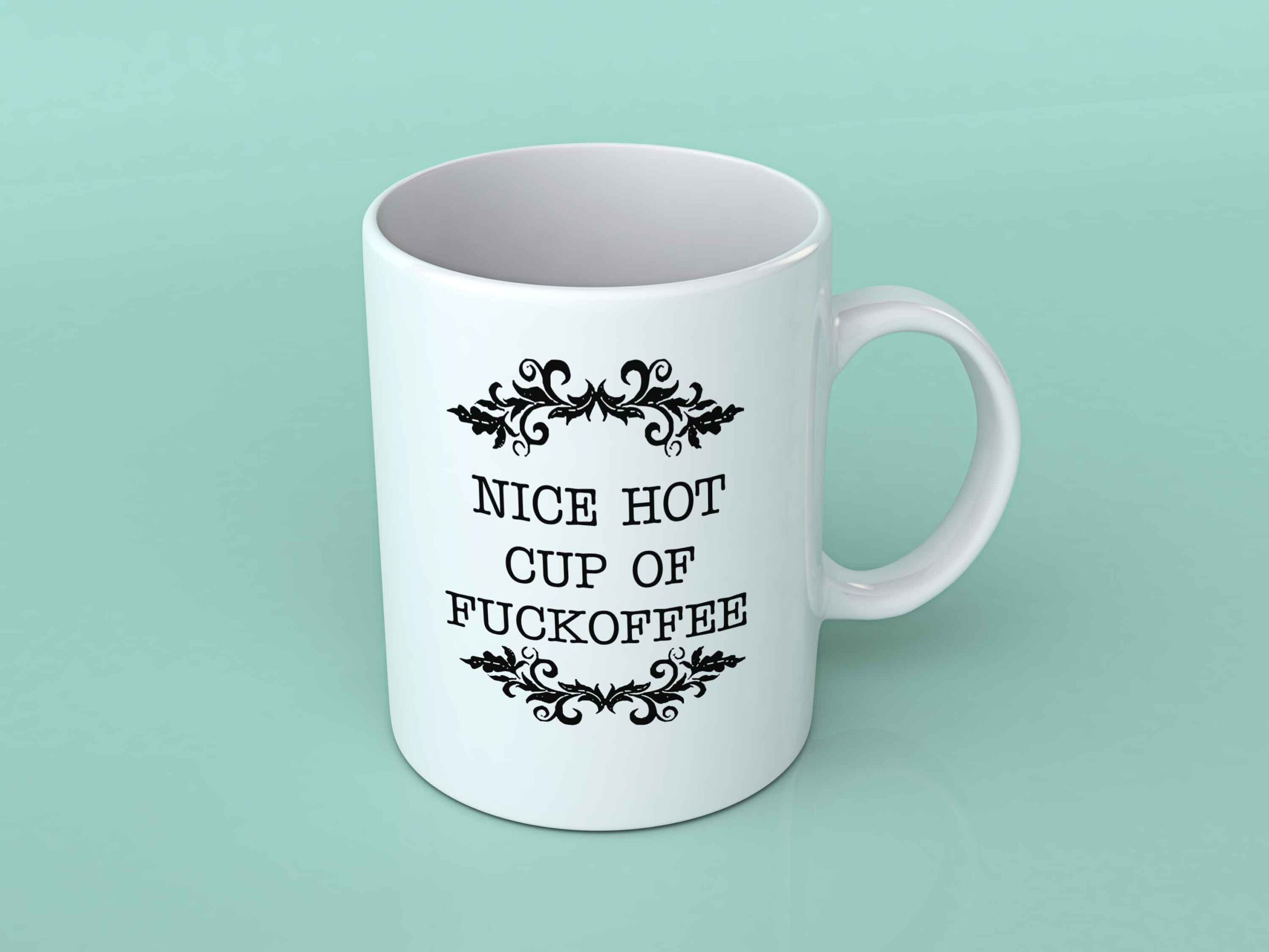 Nice hot cup of fuckoffee coffee mug