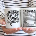 Pisces star sign nutrition facts coffee mug