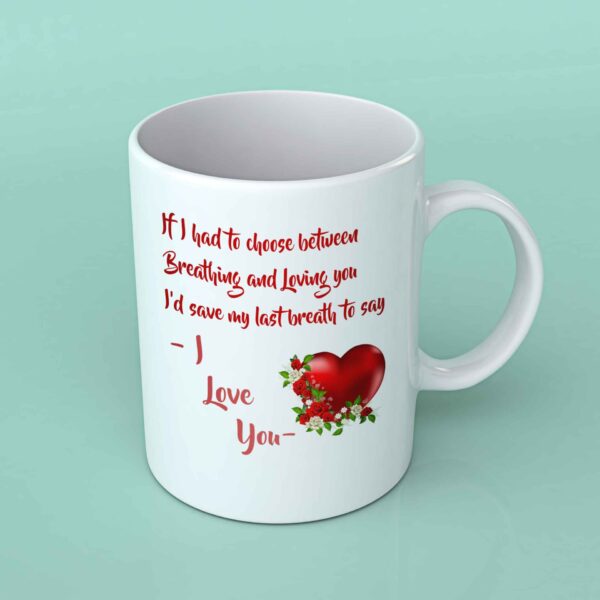 If I had to choose between breathing coffee mug