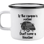 If the campers rocking enamel mug