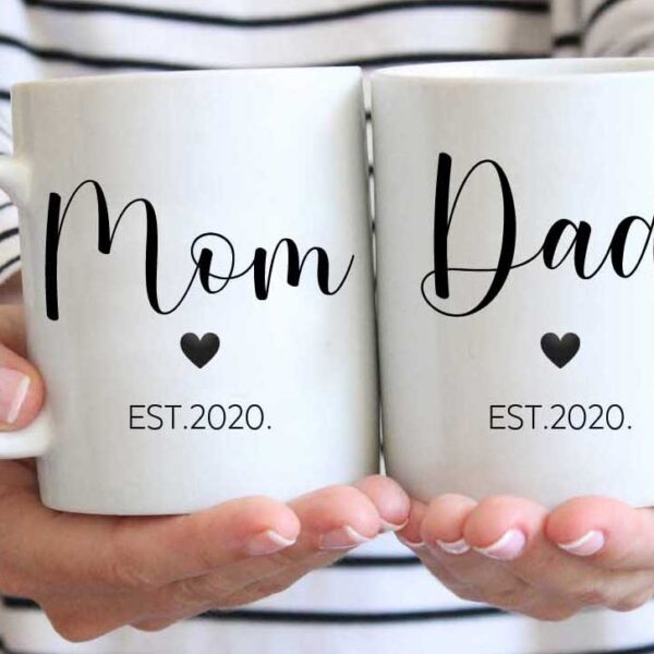 Mom Dad est Mug set