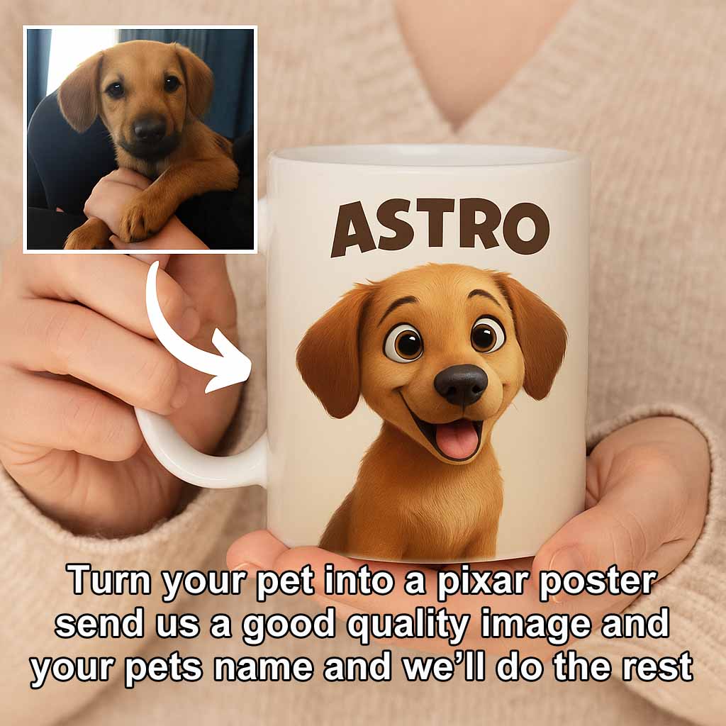 Pixar Dog mug 1