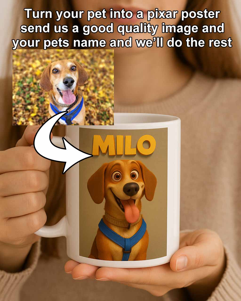 Pixar poster Dog mug