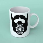 Best Dad ever beard coffee mug