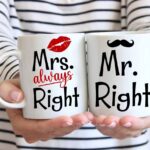 Mrs always right Mr right couple mugs