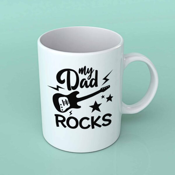 My Dad rocks coffee mug