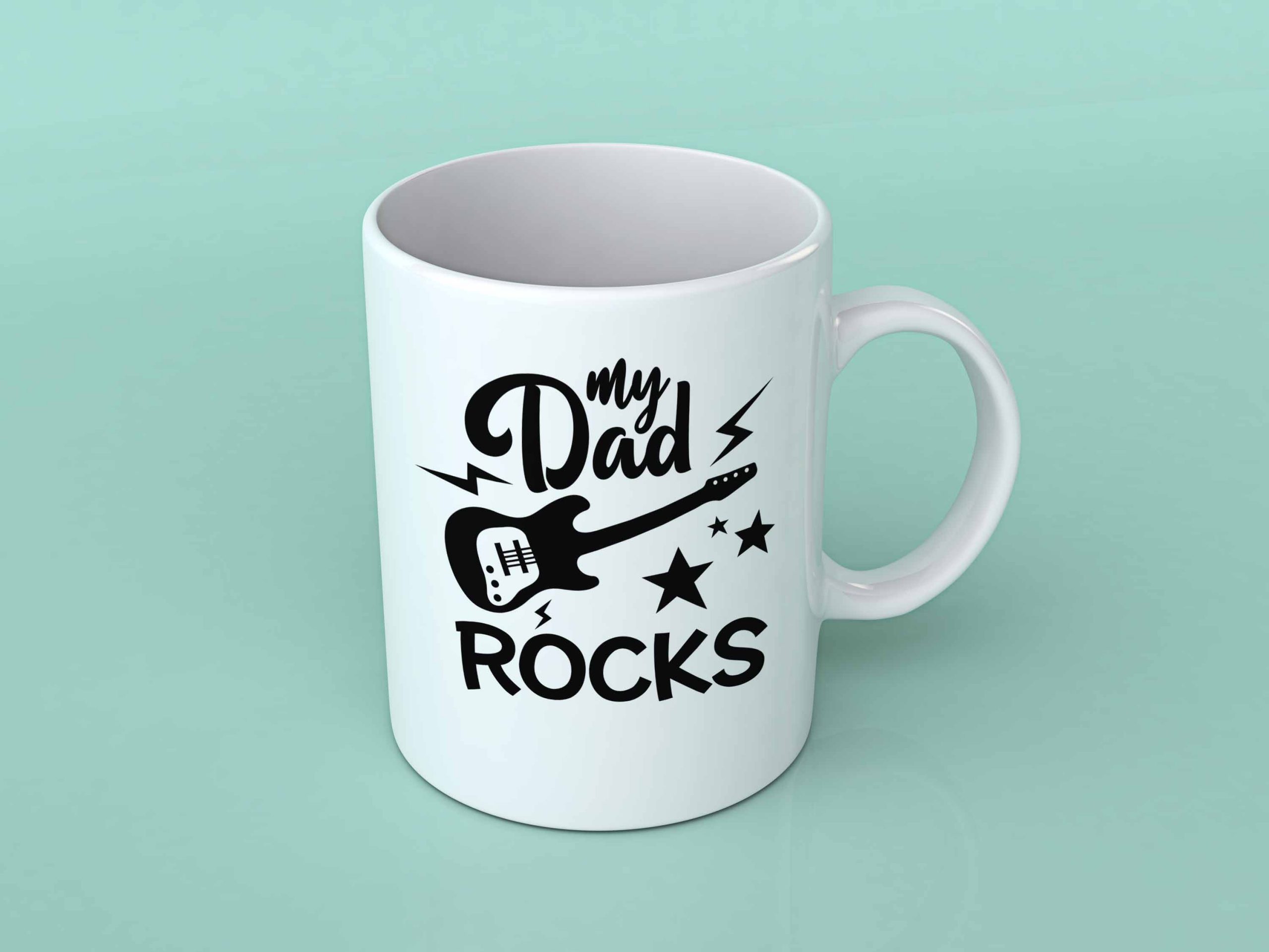 My Dad rocks coffee mug